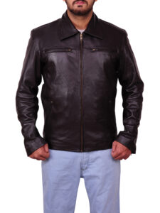 Classic Leather Jacket - Image 5