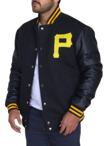 Black & Yellow Varsity Jacket - Image 4