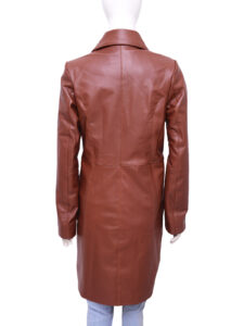 Women Brown Trench Coat - Image 2