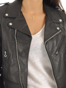 Black Women's Pure Leather Jacket - Image 2