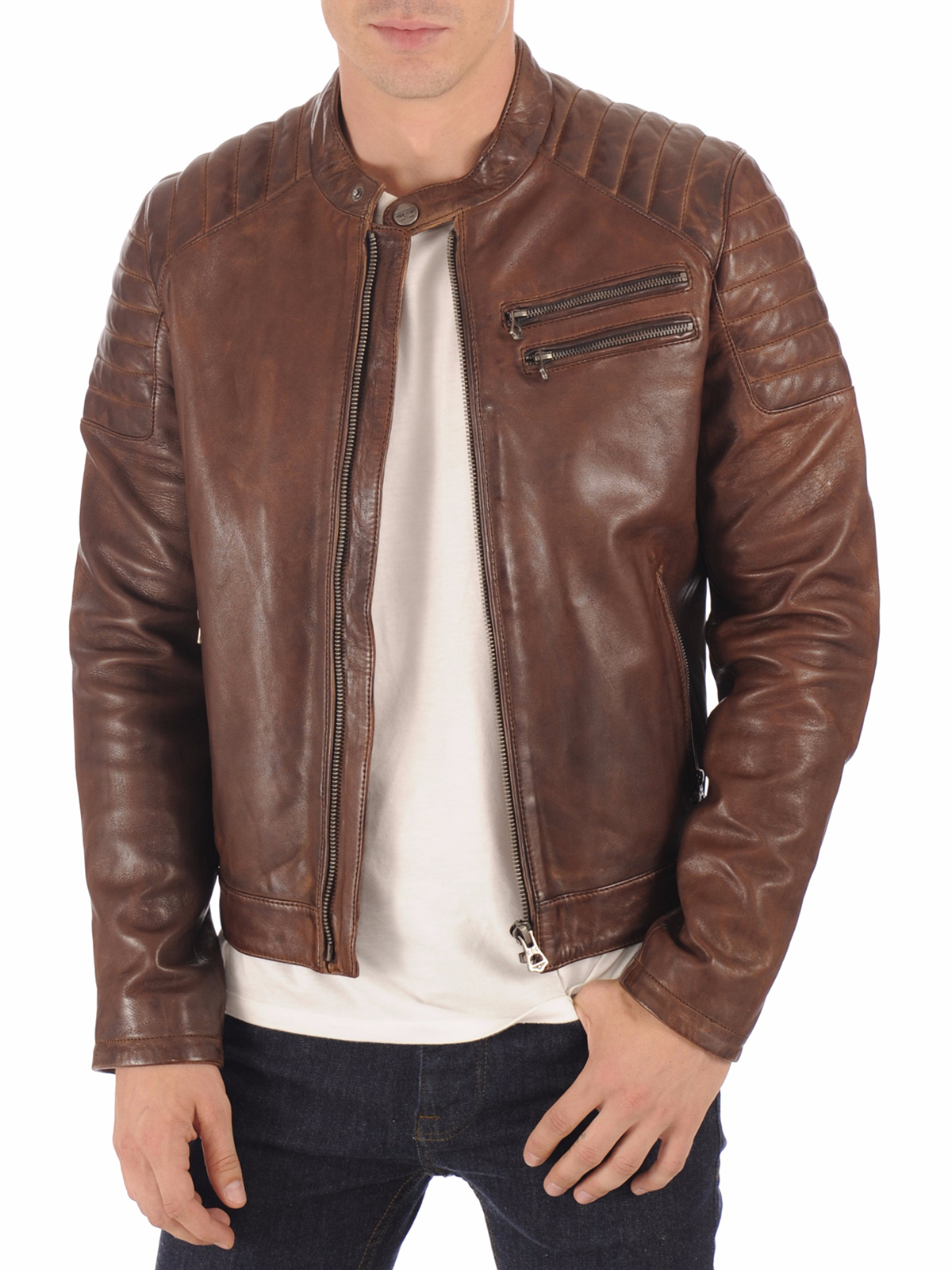 FASN491-Amazing-Brown-Biker-Leather-Jacket-For-Men-Featured-1-3-1-1-1-1.jpg Amazing Brown Biker Leather Jacket For Men - Mauve Tree - Image 1