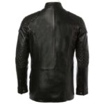 Exclusive Black Leather Coat For Men - Image 2