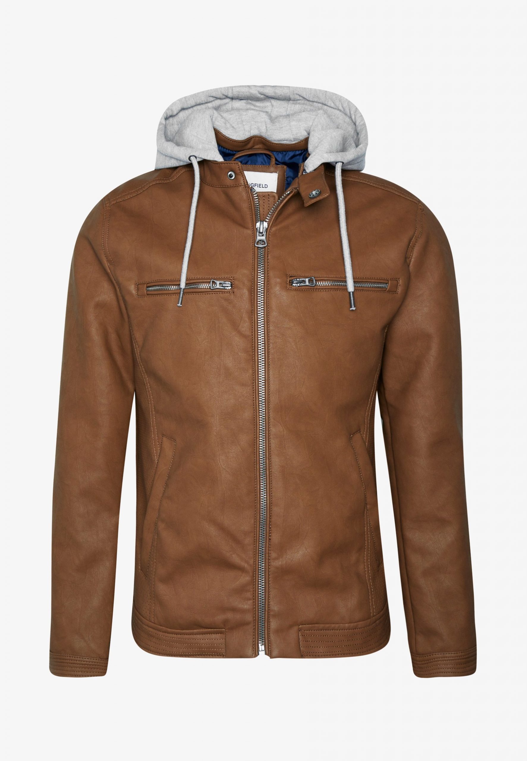 FASN661-Biker-Brown-Hooded-Leather-Jacket-For-Men-Featured-scaled-1.jpg Biker Brown Hooded Leather Jacket For Men - Image 1