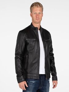 Men Dull Black Jacket - Image 3