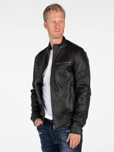 Men Dull Black Jacket - Image 4
