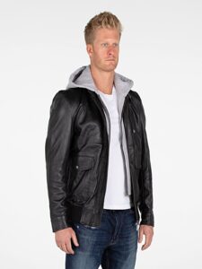 Men Latest Biker Style Jacket - Image 3