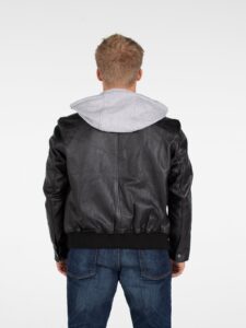 Men Latest Biker Style Jacket - Image 2