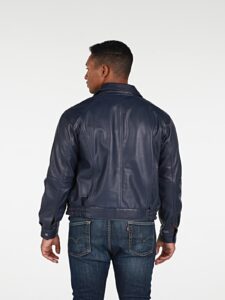 Men Classic Blue Jacket - Image 2