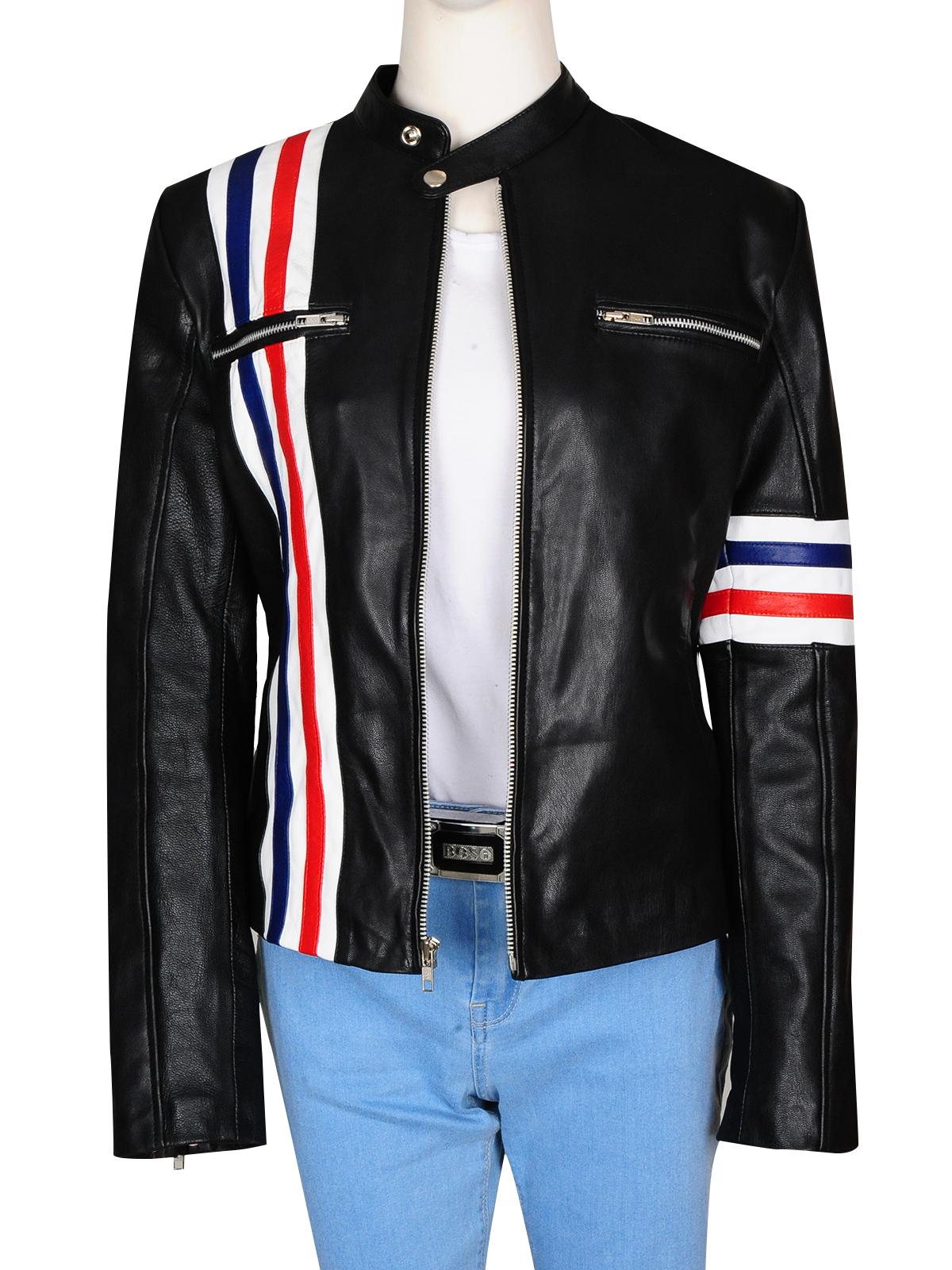 Future-man-black-leather-jacket.jpg Girl Biker Leather Jacket - Image 1