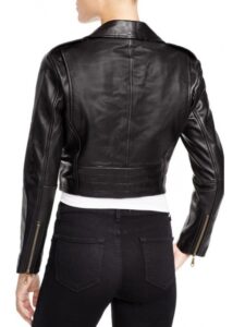 Women Brando Biker Leather Jacket - Image 2