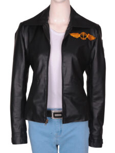 Women Classic Black Leather Jacket