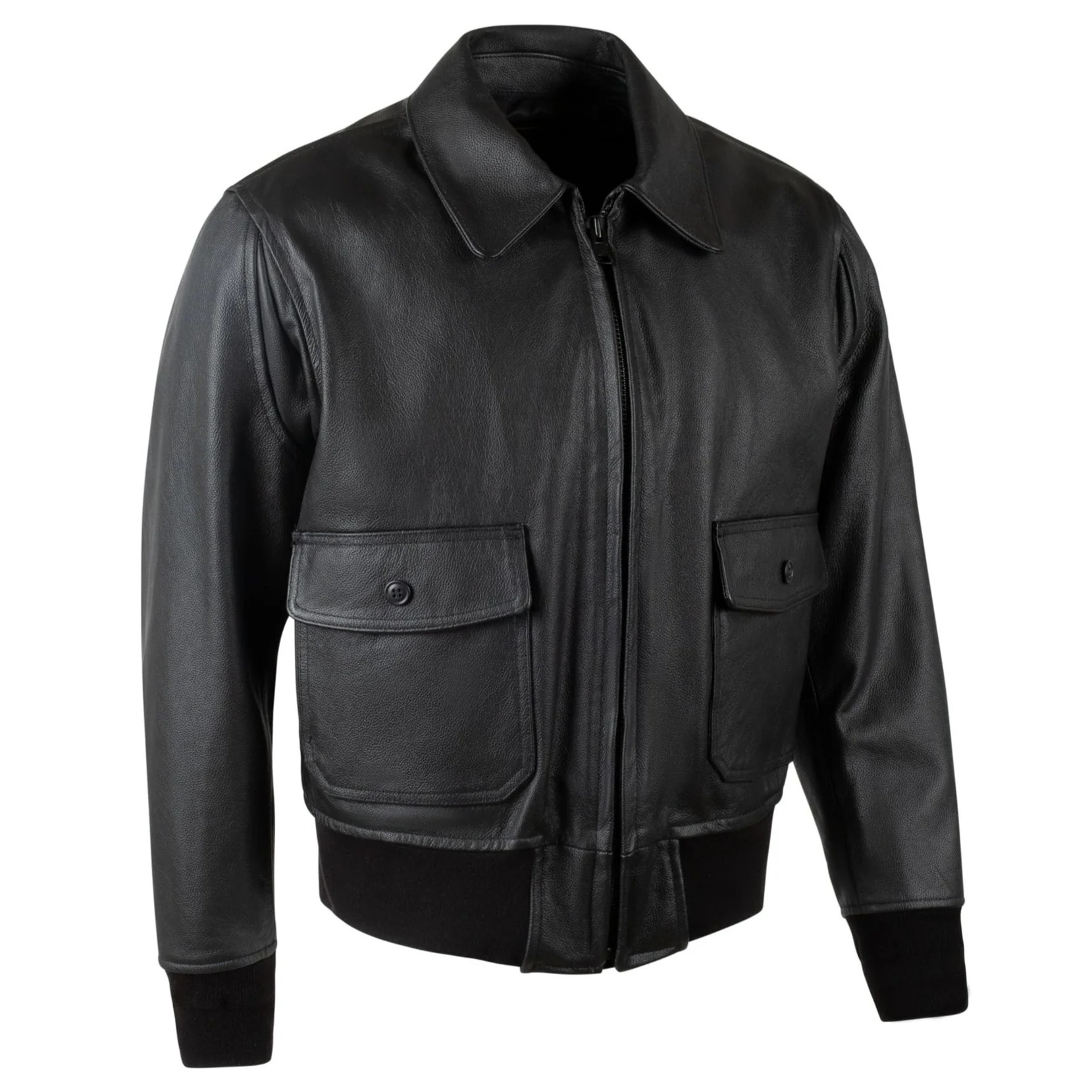 LegendaryNewportMensSWOSurfaceWarfareOfficerJacket_1.jpg Men Airforce Leather Jacket - Mauve Tree - Image 1