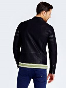 Men Trendy Black Jacket - Image 2