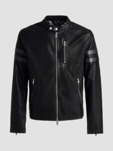 Men Trendy Black Jacket - Image 4