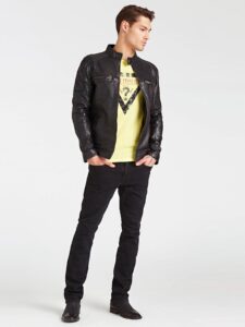 Men Classic Shinny Jacket