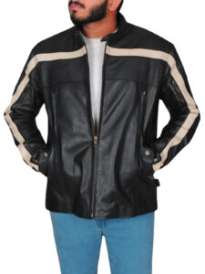 MauveTree Old School Biker Jacket - Image 4