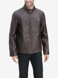 blouson leather jacket for men - Image 2