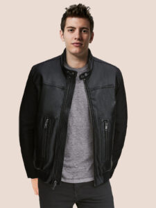 Men Elegant Style Fashion Jacket - Mauve Tree - Image 2