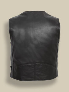 Men Matte Black Vest - Image 2