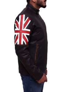 Mens Biker Cafe Racer Jacket - Image 8