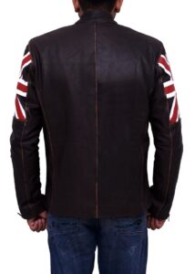 Mens Biker Cafe Racer Jacket - Image 2