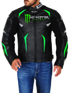 Monster Energy Biker Jacket - Mauve Tree - Image 5