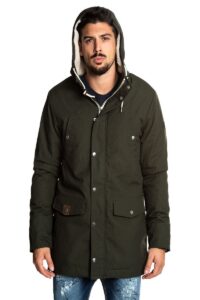 Men Green Hoodie Jacket - Image 3