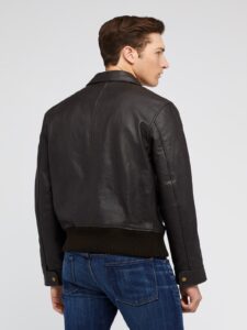 Men Old School Black Jacket - Image 2