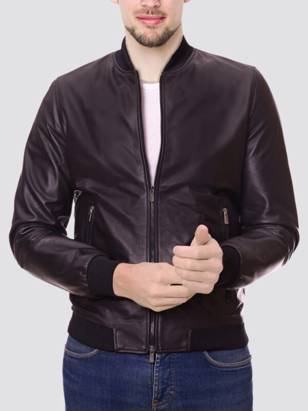 Quilted Bomber Jacket - Mauve Tree