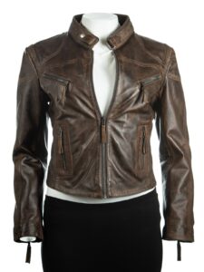 Antique Brown Leather Jacket