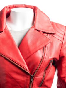 Red Leather Jacket - Image 4