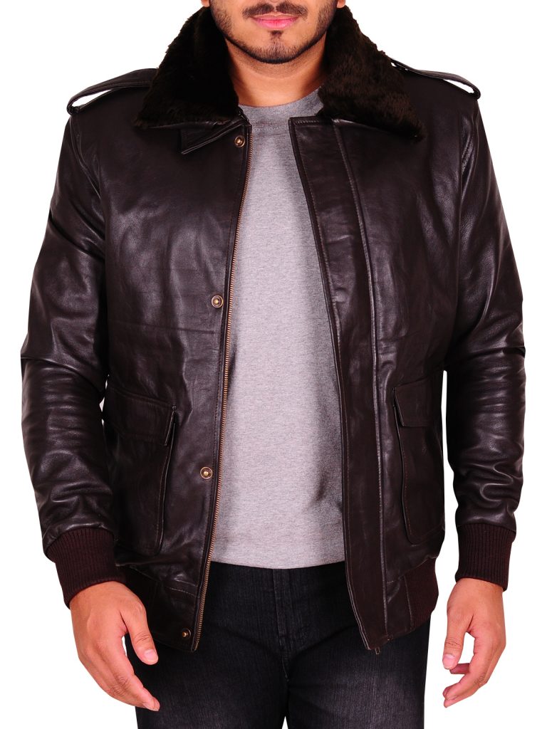 The-Thing-Jacket-768x1024-1.jpg Men Dark Brown Fur Leather Jacket - Image 1