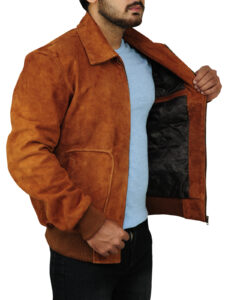 Distressed Brown Coat - Image 3