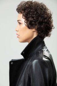 Smart Fit Black Lambskin Leather Jacket For Women - Image 3