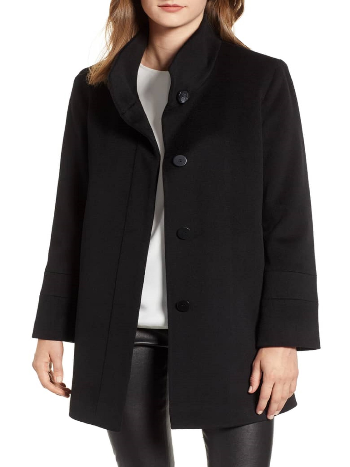 a56d17da-ff2f-4b9e-a75e-3cb45d9df2b0.jpeg Women Black Long Top Coat - Image 1