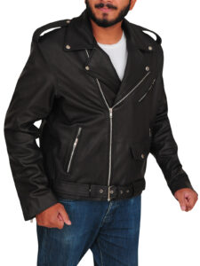 American Brando Leather Jacket - Image 4