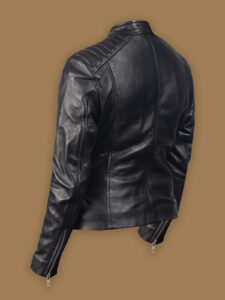Women Inky Black Jacket - Image 2
