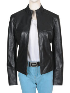 Batgirl Black Leather Jacket