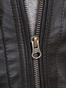 Men Black Leather Biker Jacket - Mauve Tree - Image 5