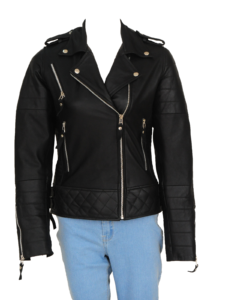 Black Brando Women Jacket - Image 5