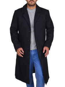 Elegant Black Long Coat