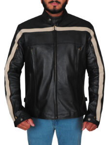 MauveTree Old School Biker Jacket - Image 5