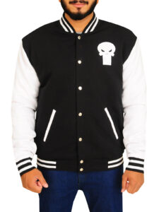 Skull Varsity Jacket - Image 5
