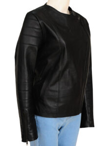Women Celebrity Black Jacket - Image 3