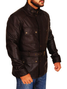 Men Brown Field Jacket - Image 3