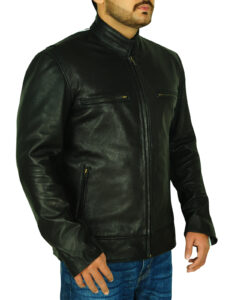 Versatile Black Biker Jacket - Image 3