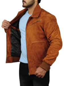 Distressed Brown Coat - Image 4