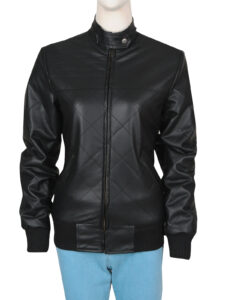 Stylish Black Girl Leather Jacket - Image 5