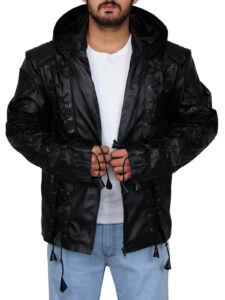 Fancy Black Hoodie Jacket