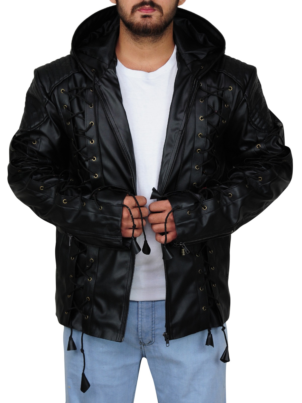 cool-hooy-jacket.jpg Fancy Black Hoodie Jacket - Image 1